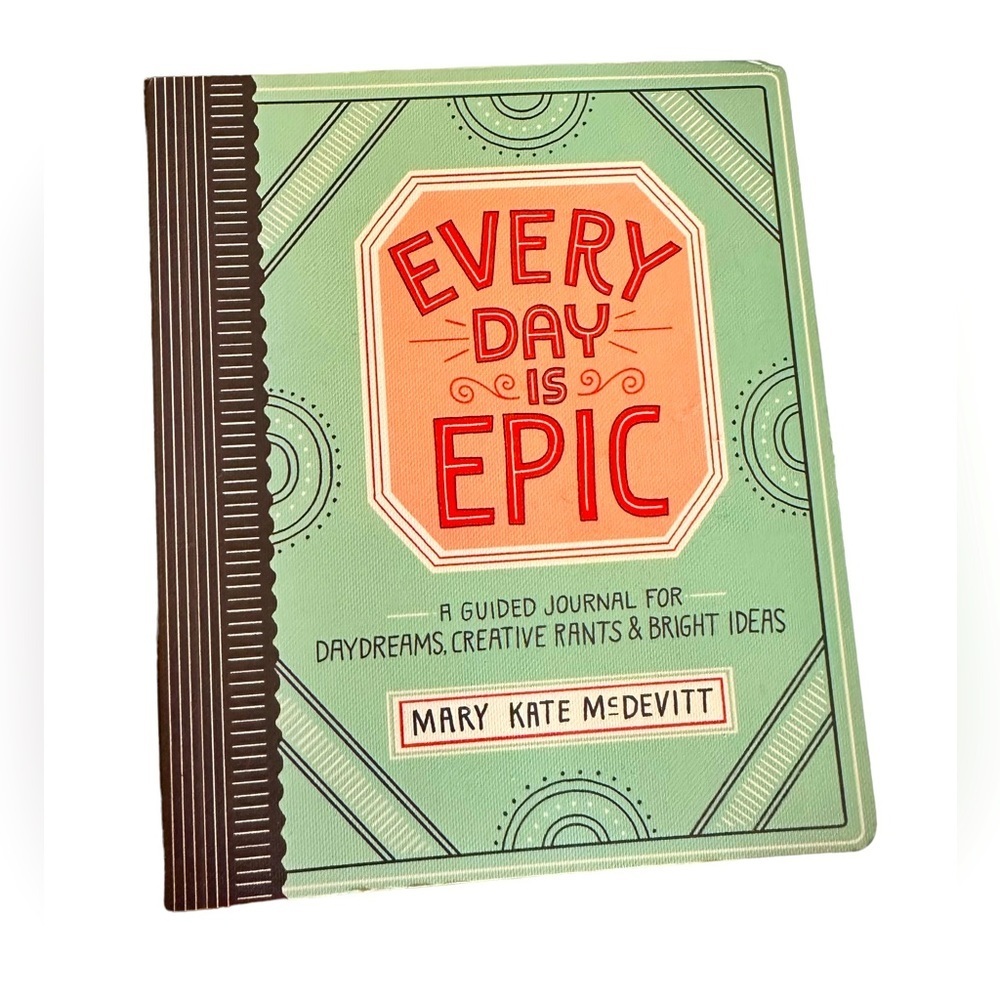 🌻 4/$25. “Every Day is Epic” Motivational Aspirations Journal
